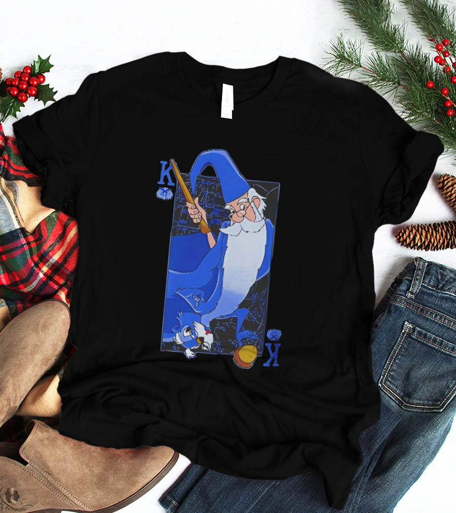 Merlin The Sword In The Stone Higitus Figitus King Card T-Shirt