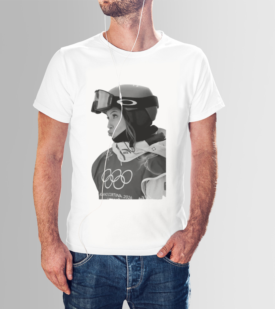 Eileen Gu Olympic Freestyle Skiing Milano Cortina 2026 T-Shirt