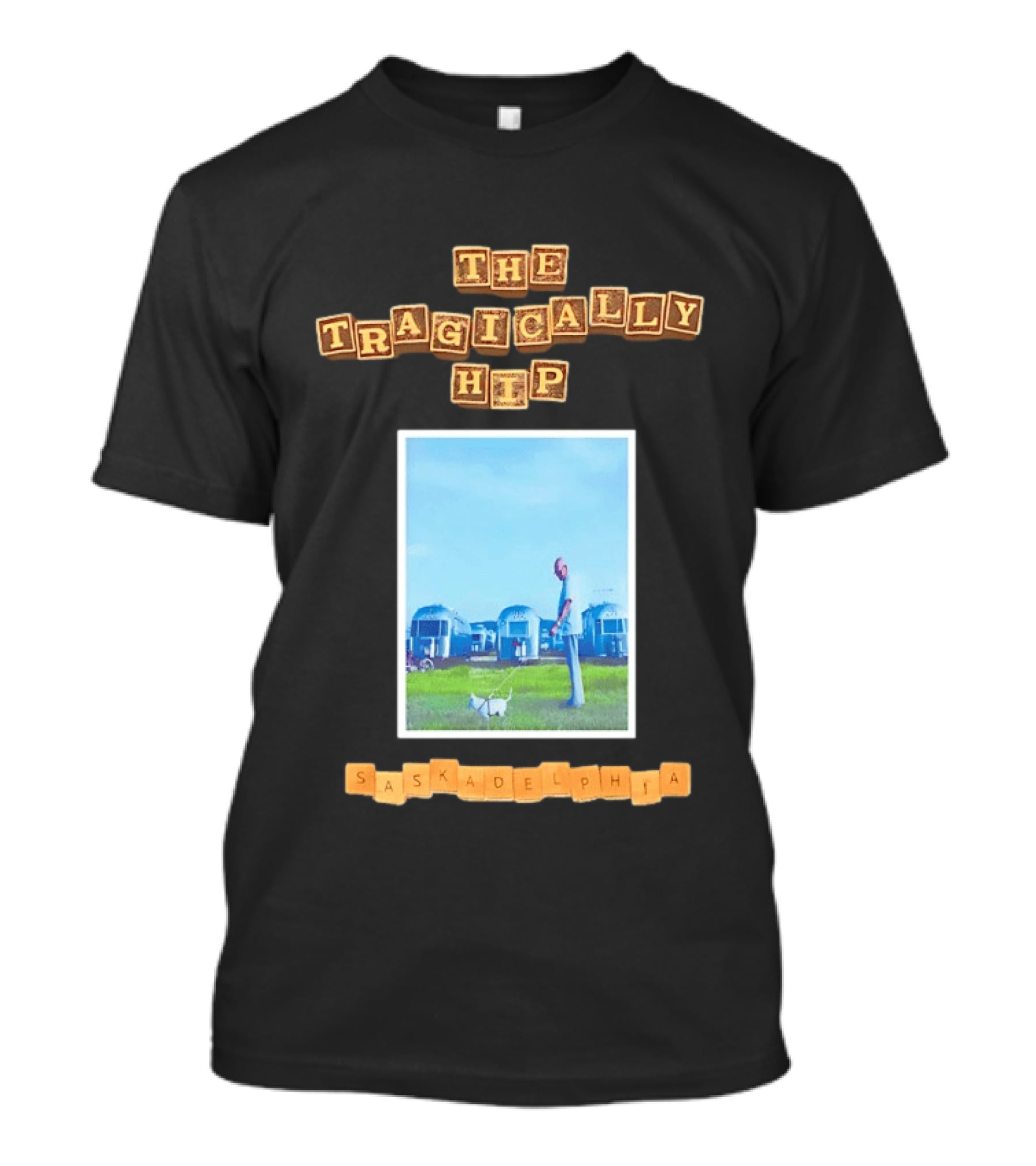 The Tragically Hip Saskadelphia Vintage Trailer Scene T-Shirt