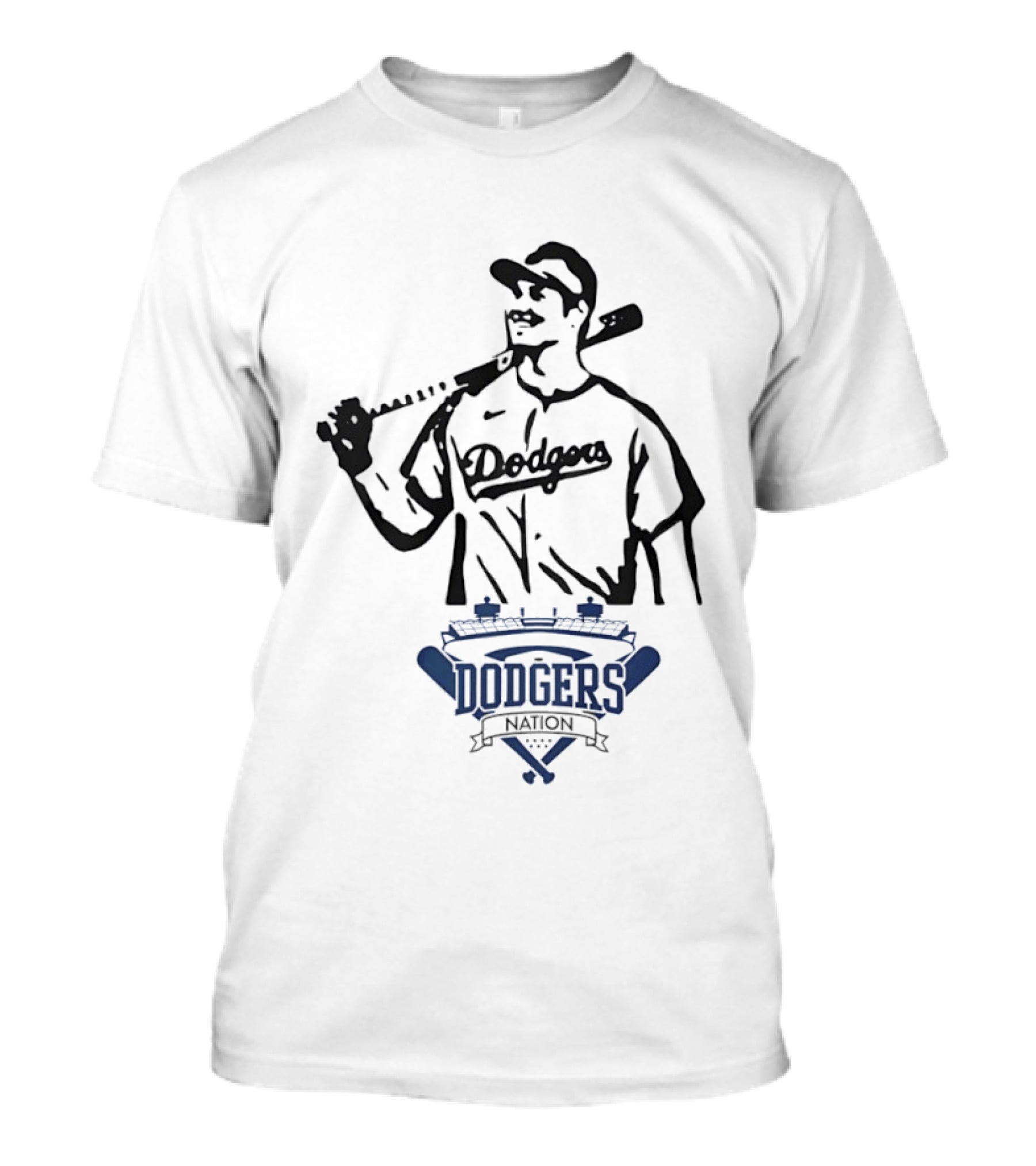 Dodgers Nation Baseball Player Los Angeles T-Shirt