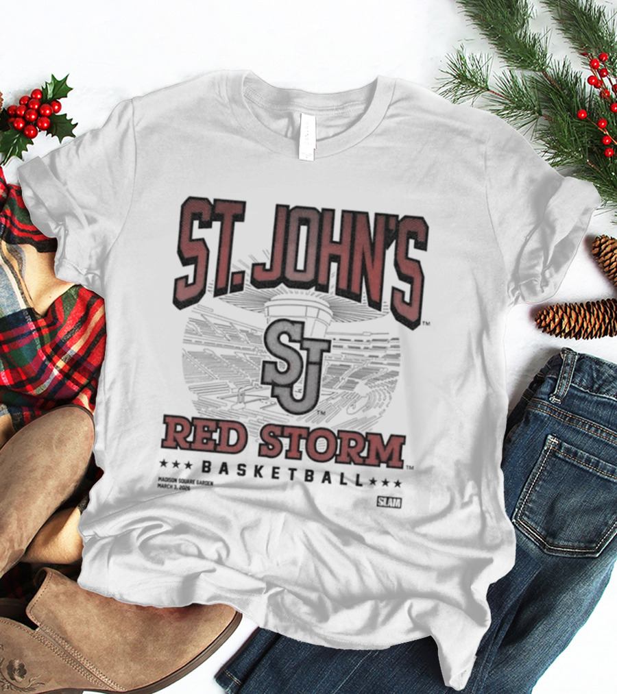 St John's Red Storm Basketball Madison Square Garden March 3 2026 Exclusive Event T-Shirt