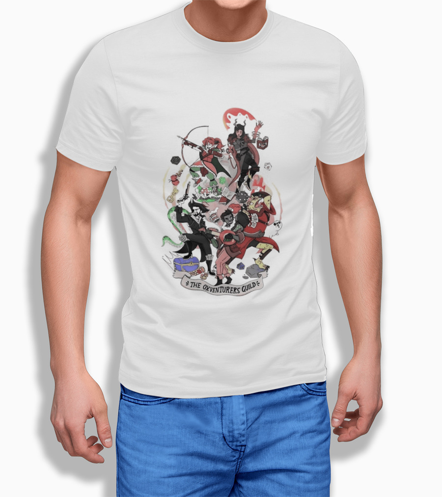 The Oxventurers Guild Fantasy Adventure Characters T-Shirt