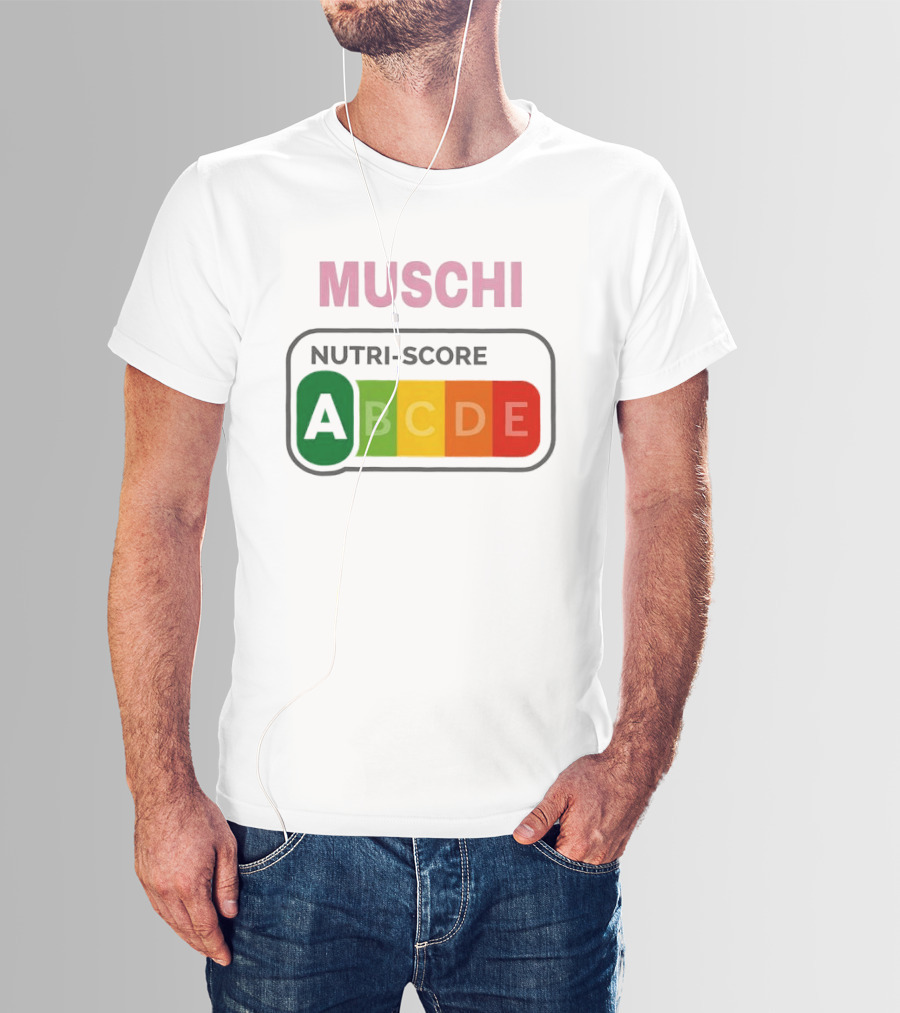 MUSCHI Nutri Score ABCDE European Food Nutrition Rating System T-Shirt