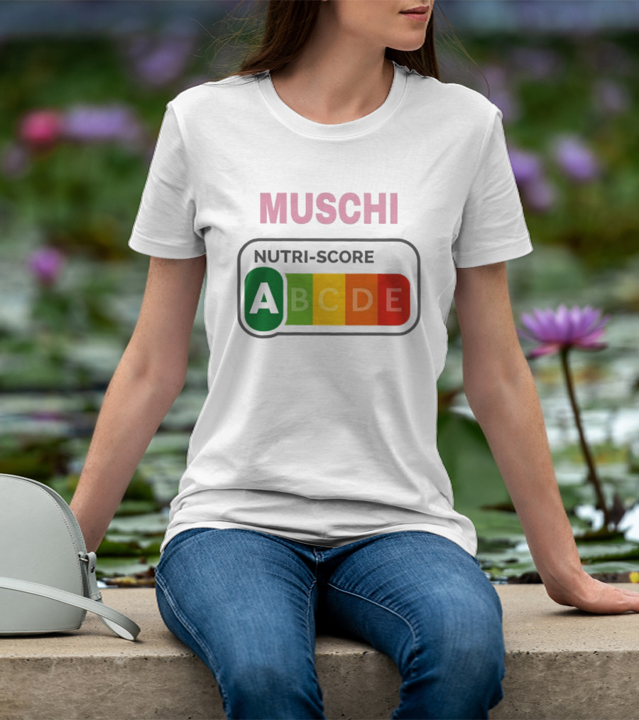 MUSCHI Nutri Score ABCDE European Food Nutrition Rating System T-Shirt
