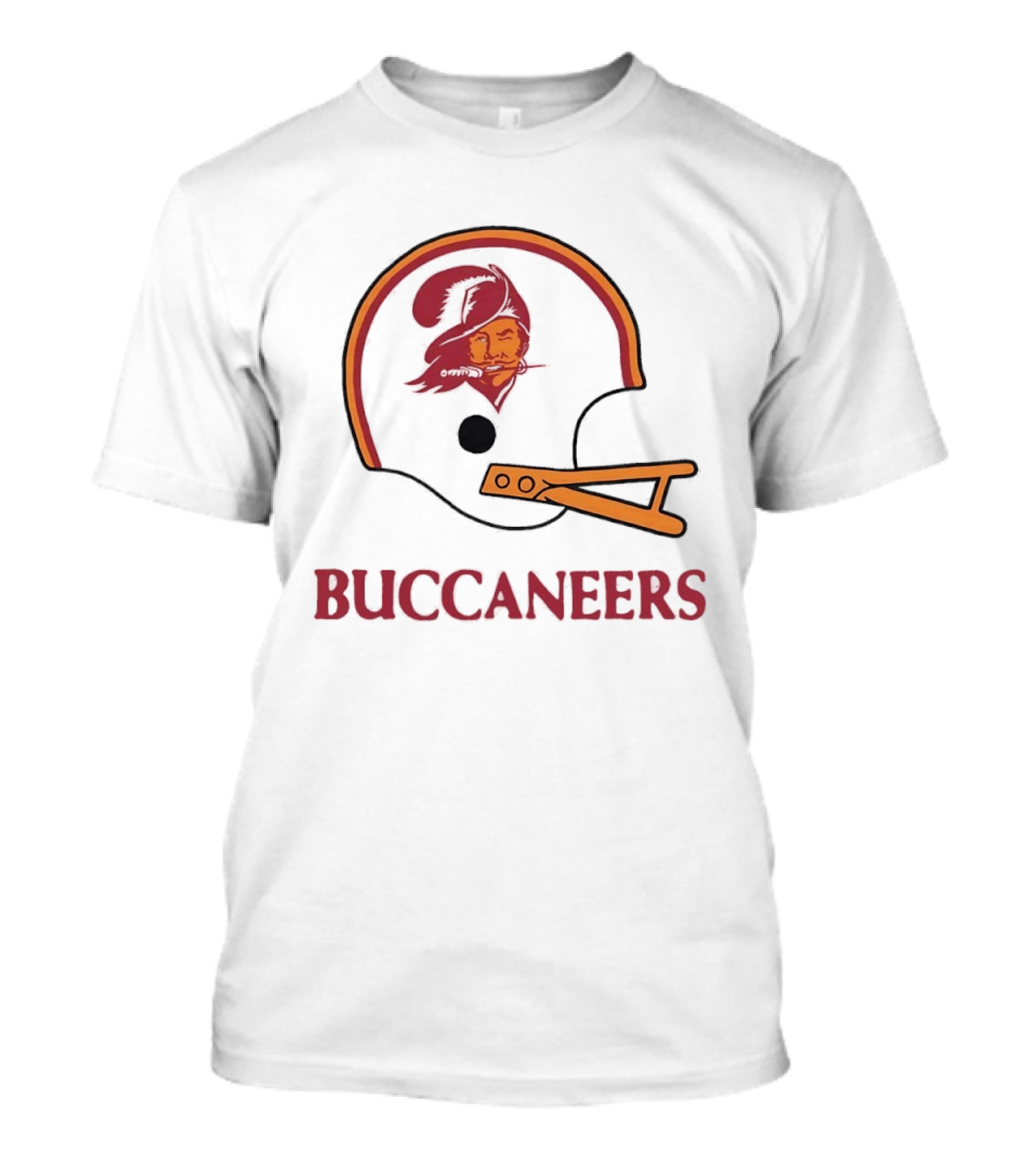 Tampa Bay Buccaneers Helmet Retro Style Buccaneer T-Shirt