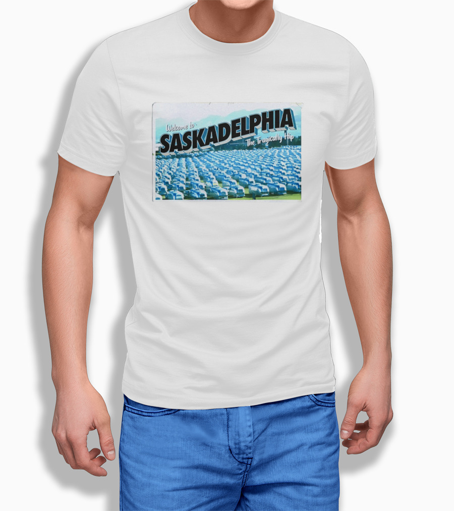 Welcome To Saskadelphia The Tragically Hip Iconic Music Tour T-Shirt