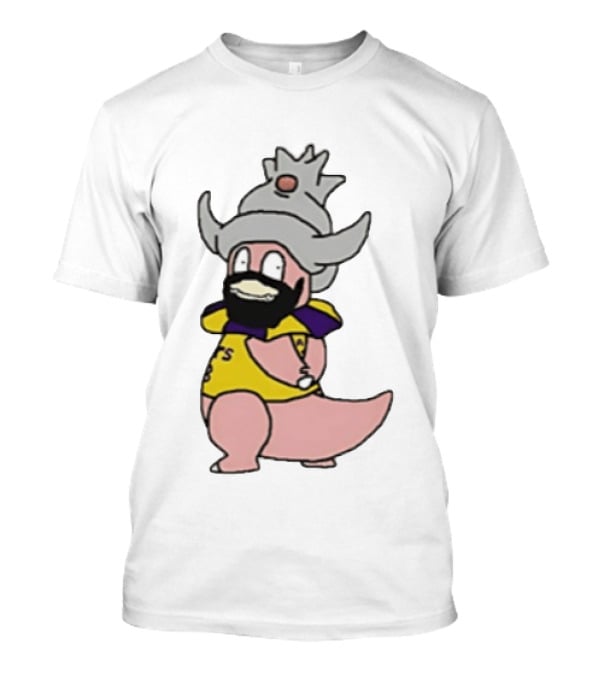 Slowking James LeBron James Los Angeles Lakers Crossover Basketball Pokémon Fusion T-Shirt