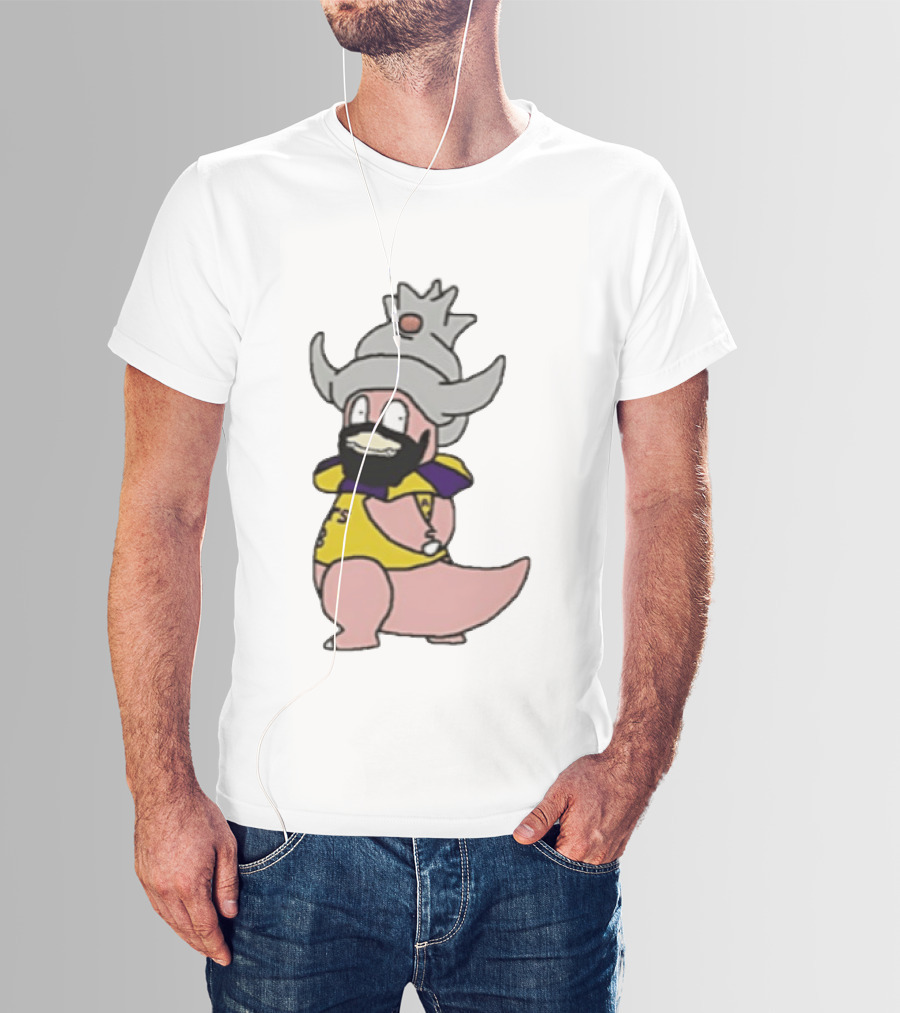 Slowking James LeBron James Los Angeles Lakers Crossover Basketball Pokémon Fusion T-Shirt