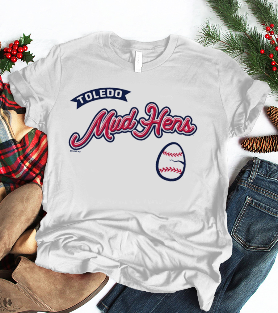 Toledo Mud Hens Baseball Egg Shape Team T-Shirt