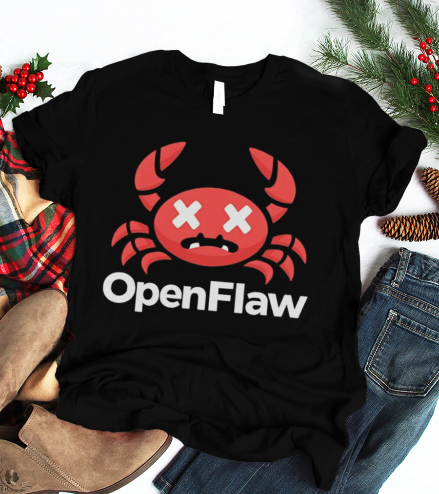 OpenFlaw Crab Icon With Cartoon Style And Fun Expression T-Shirt