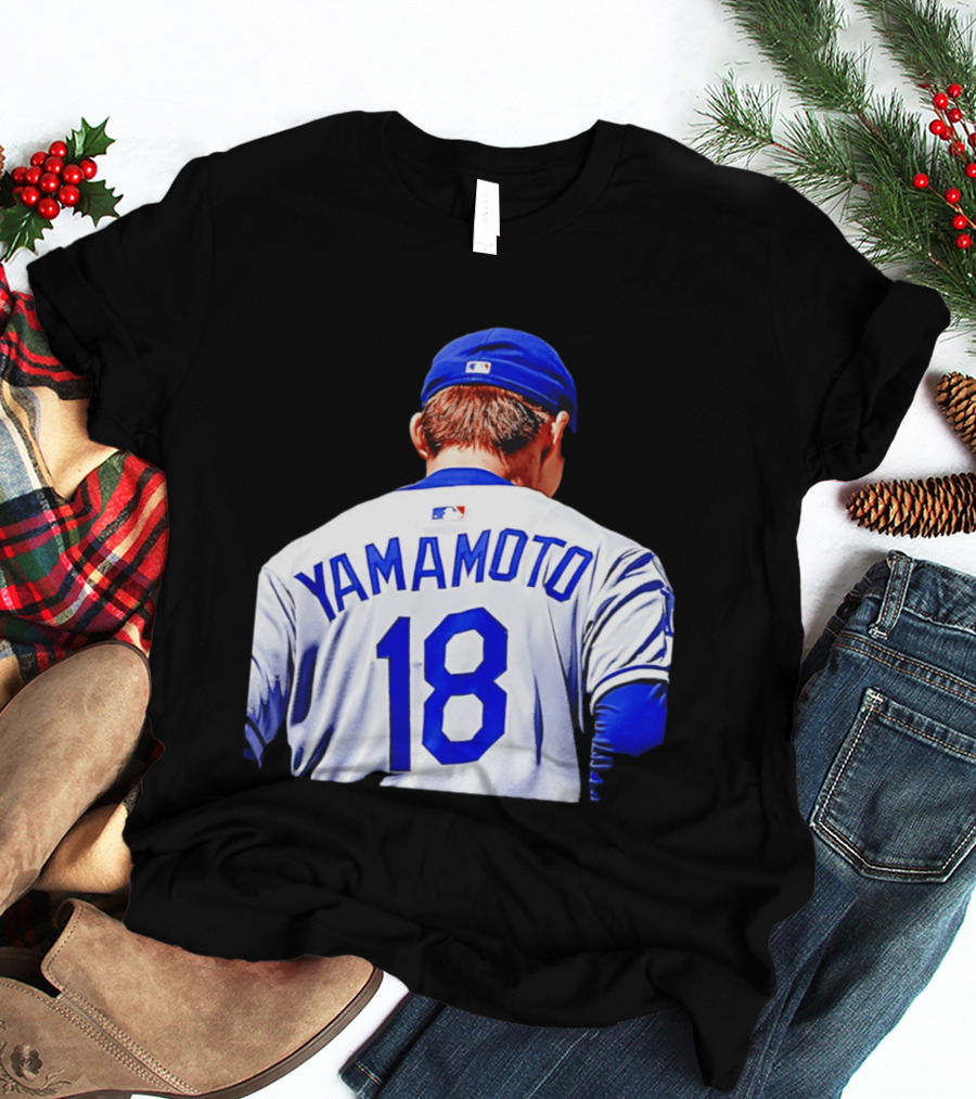 Yamamoto 18 Los Angeles Dodgers Baseball Jersey T-Shirt