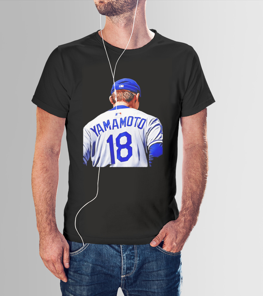 Yamamoto 18 Los Angeles Dodgers Baseball Jersey T-Shirt