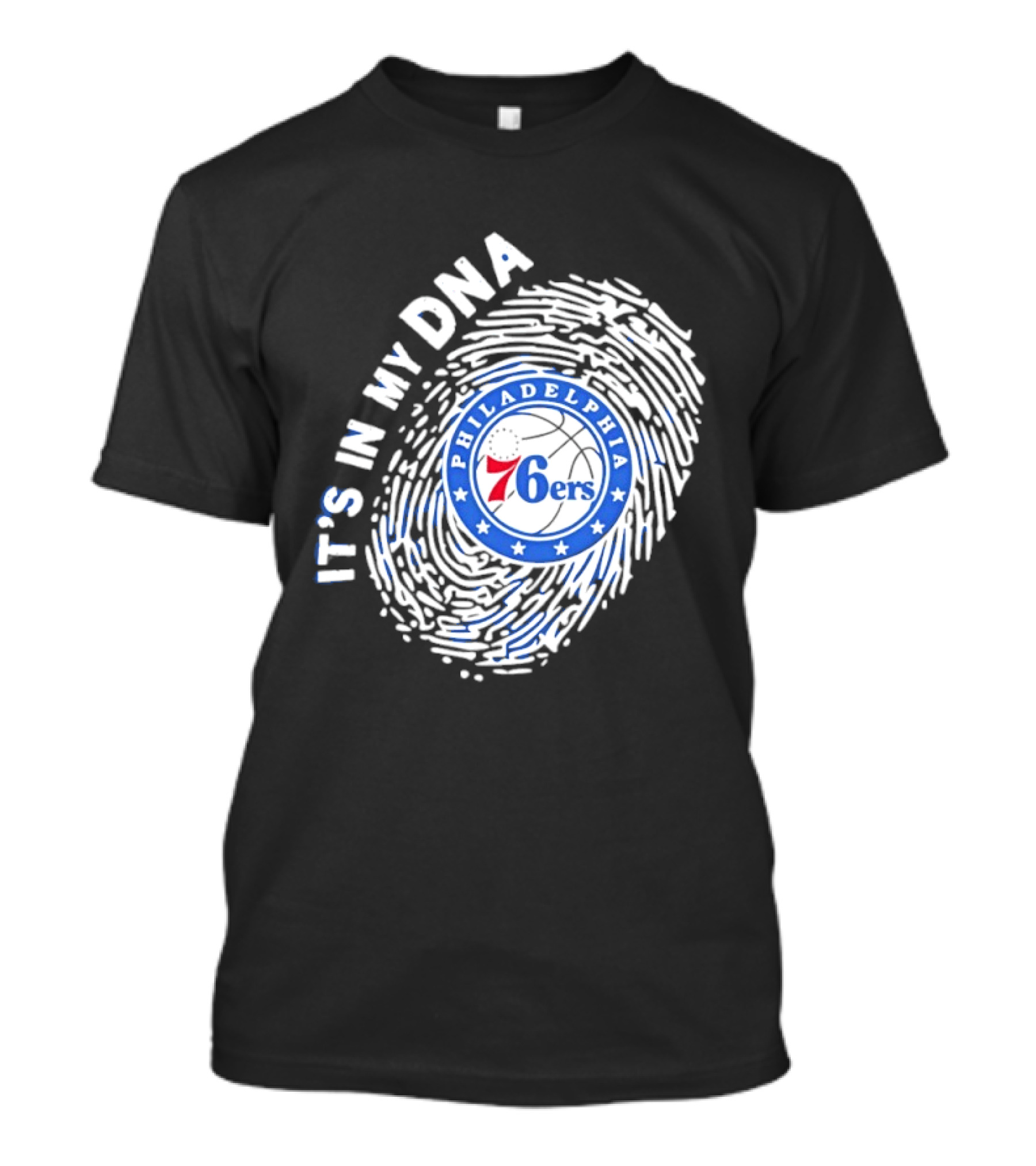 Philadelphia 76ers It's In My DNA Fingerprint Basketball Fans Gear T-Shirt
