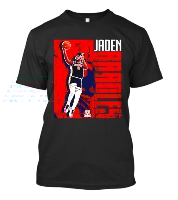 Jaden Bradley Arizona Wildcats NCAA Basketball Player Collage T-Shirt
