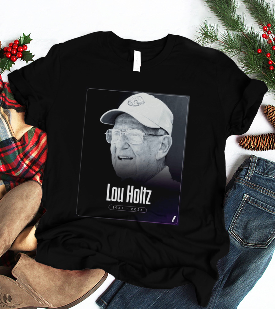 Lou Holtz 1937 2026 Notre Dame Icon Memoriam T-Shirt