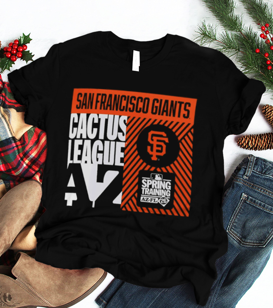 San Francisco Giants Cactus League AZ Spring Training 2026 SF T-Shirt