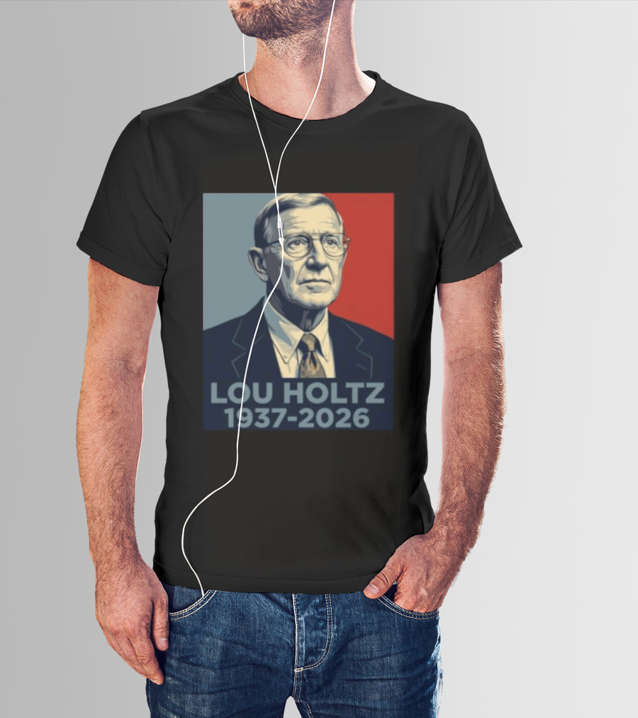 Lou Holtz 1937 2026 Memorial T-Shirt