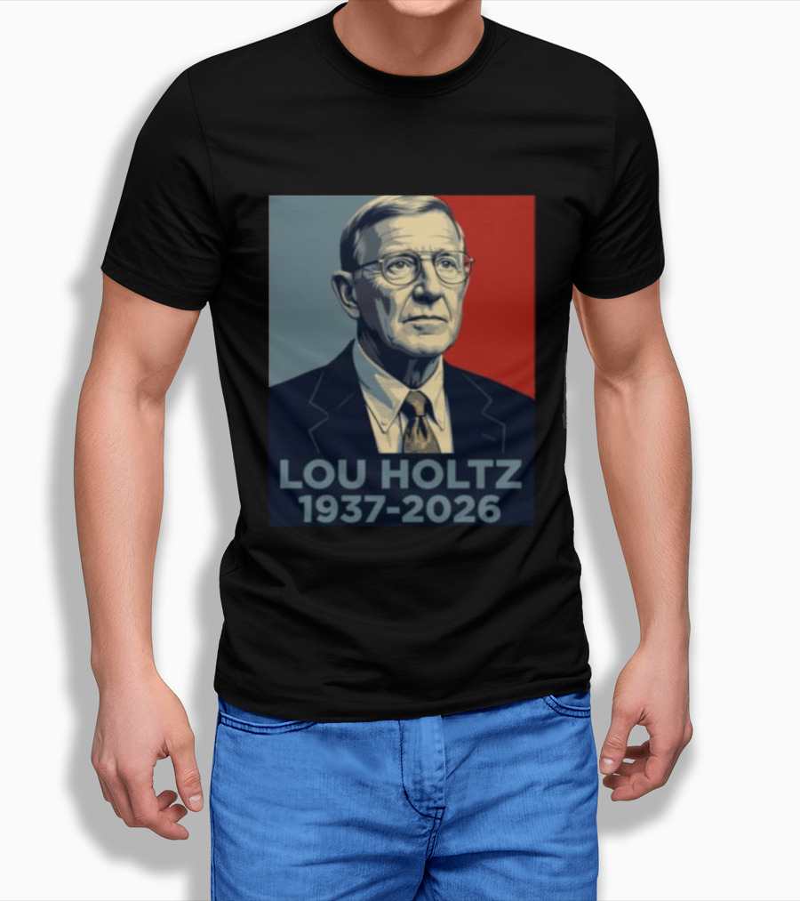 Lou Holtz 1937 2026 Memorial T-Shirt