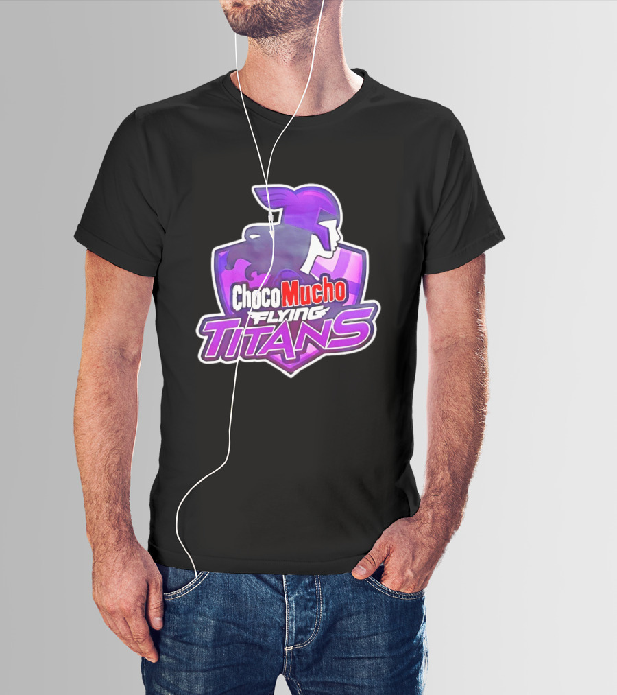 Choco Mucho Flying Titans Purple Shield T-Shirt