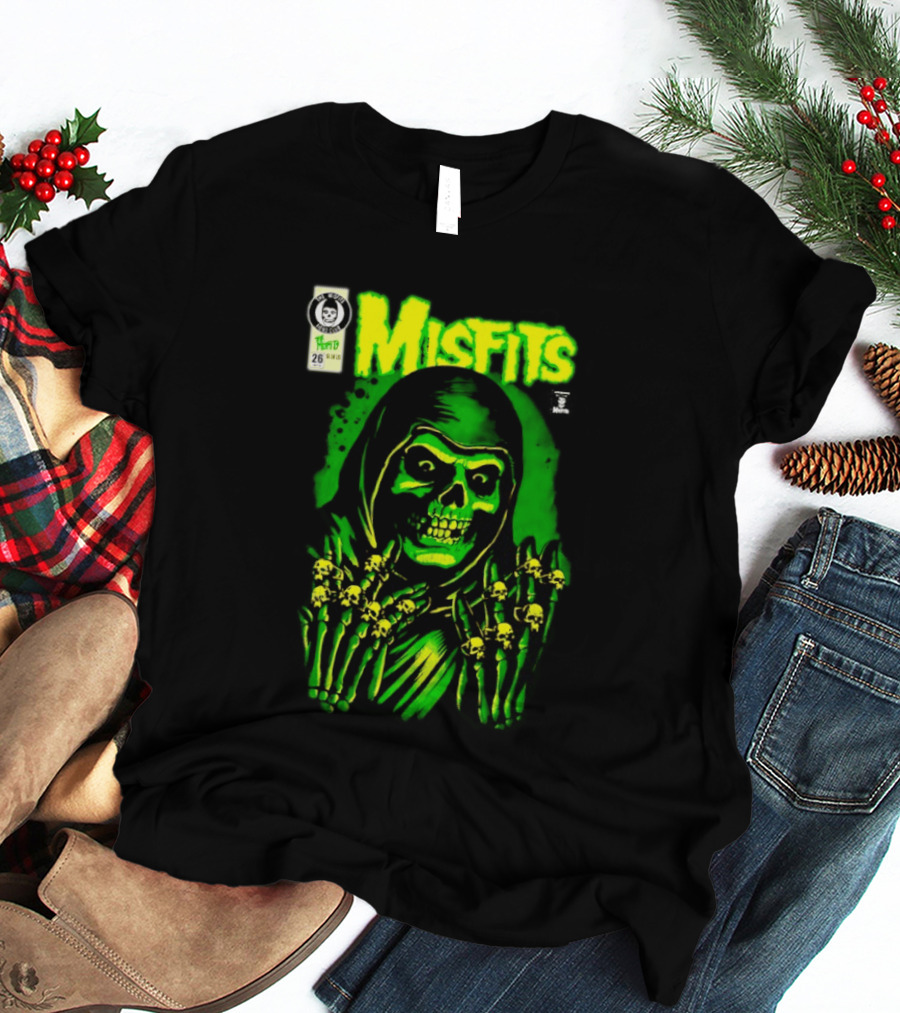 Misfits Crimson Ghost Reaper Emerald Hell Yesterdays WonderCon Anaheim 2026 Exclusives T-Shirt