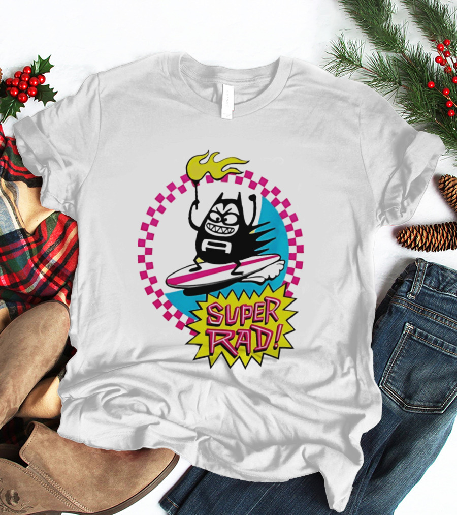 Aquabats Surfing Super Rad Flame Animated T-Shirt