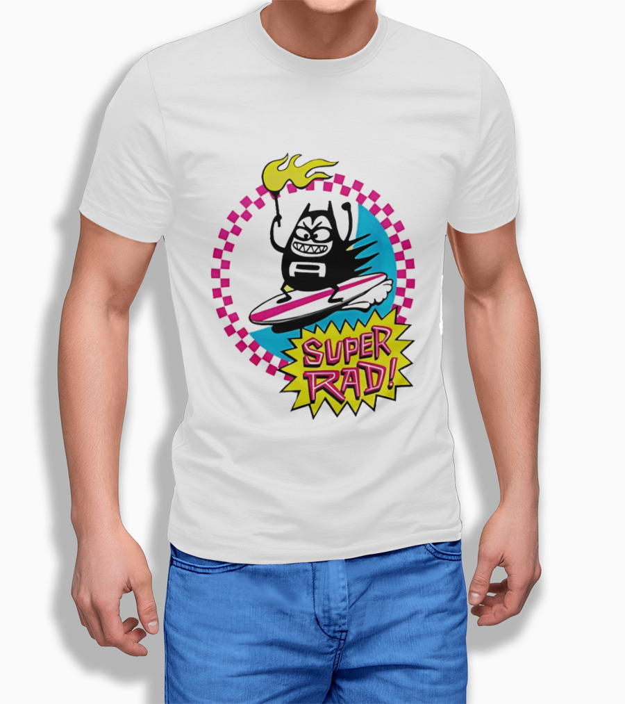 Aquabats Surfing Super Rad Flame Animated T-Shirt