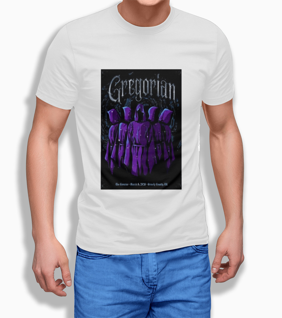 Gregorian March 8 2026 The Caverns Grundy County TN T-Shirt