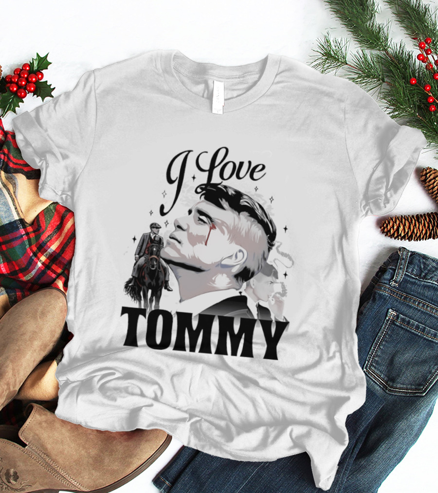 I Love Tommy Shelby In Peaky Blinders Movie Horse And Man Image T-Shirt