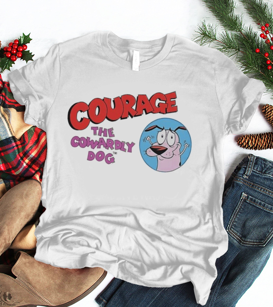 Courage The Cowardly Dog Cartoon Classic Animation T-Shirt