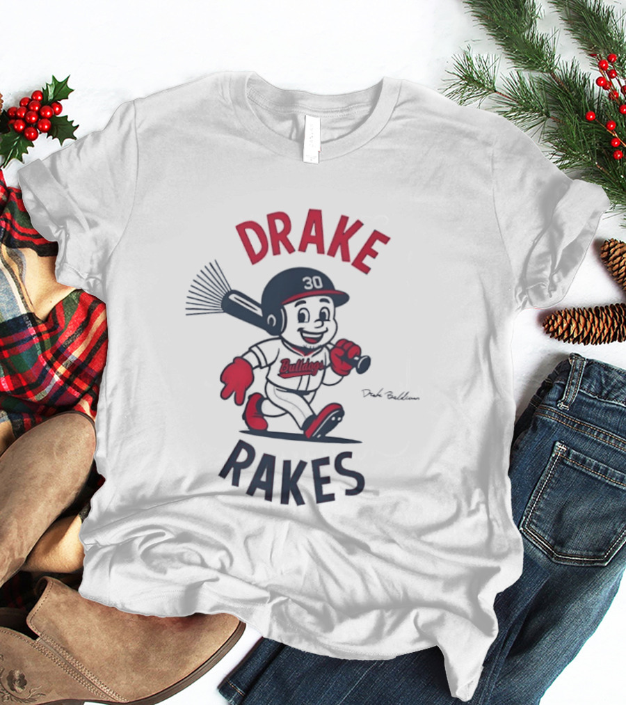 Drake Rakes Bulldogs Baseball Atlanta Braves Drake Baldwin T-Shirt