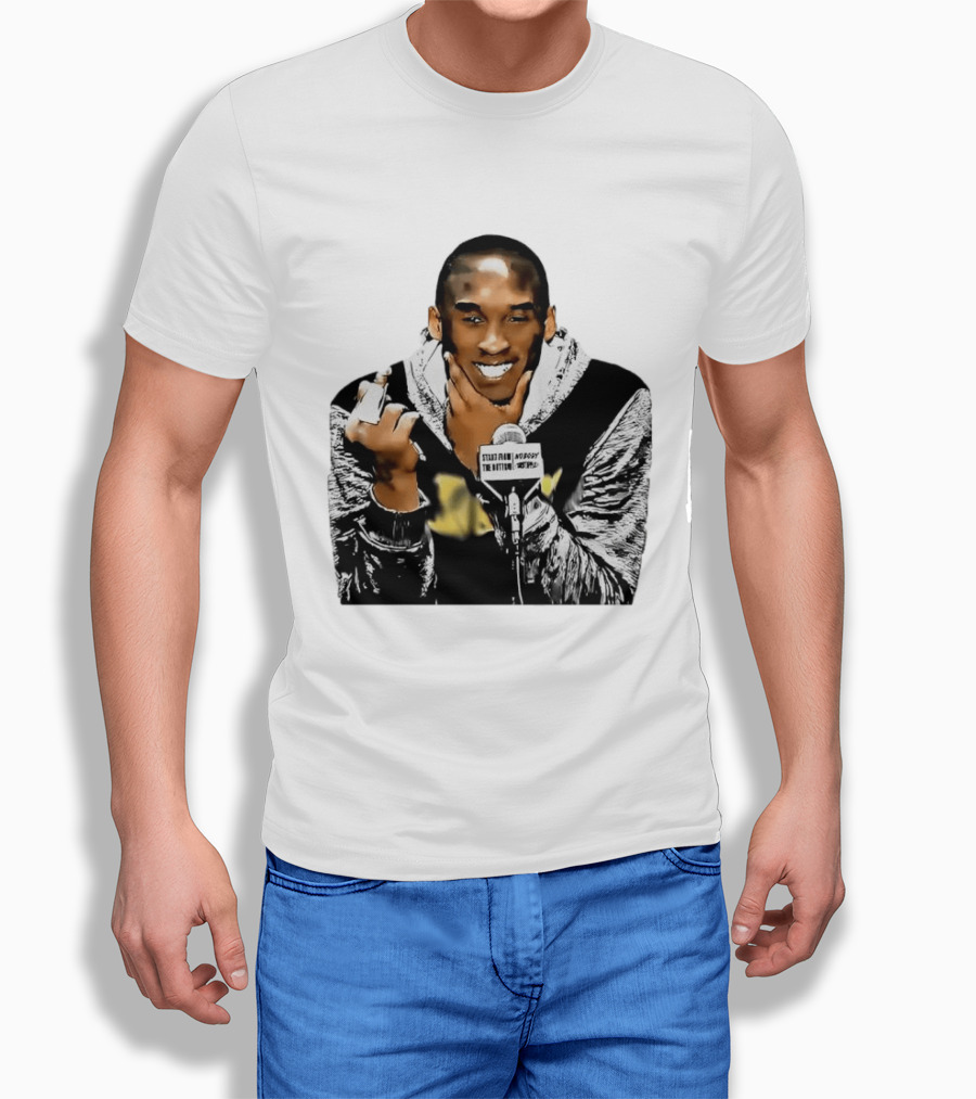 Kobe Bryant Iconic Middle Finger Moment At Press Conference T-Shirt