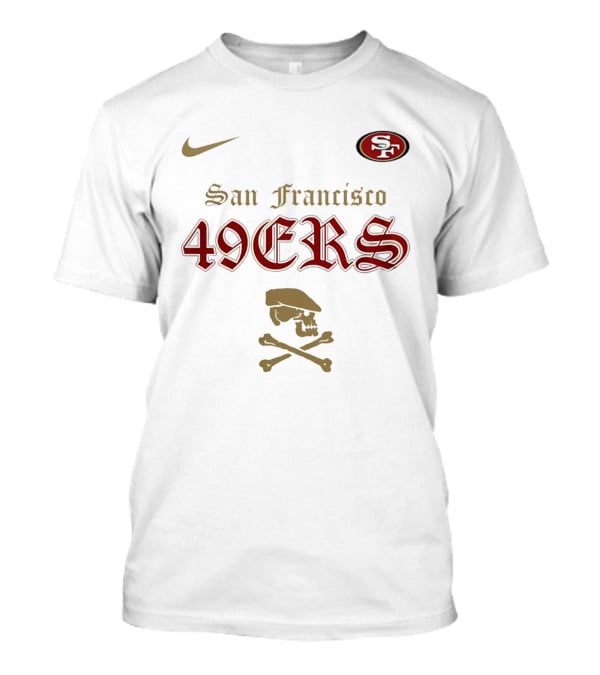 San Francisco 49ers Dropkick Murphys Skull Nike SF 49ers T-Shirt