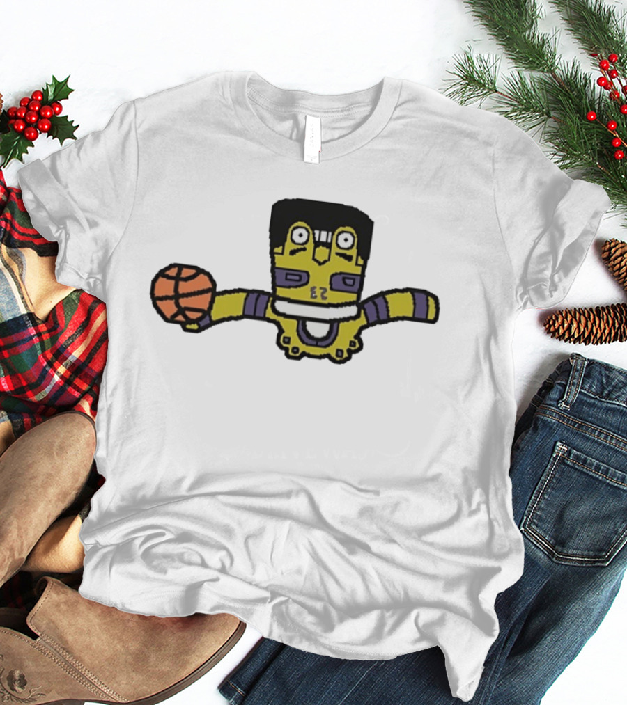 LeBronzong James LeBron James Los Angeles Lakers Basketball Fusion T-Shirt