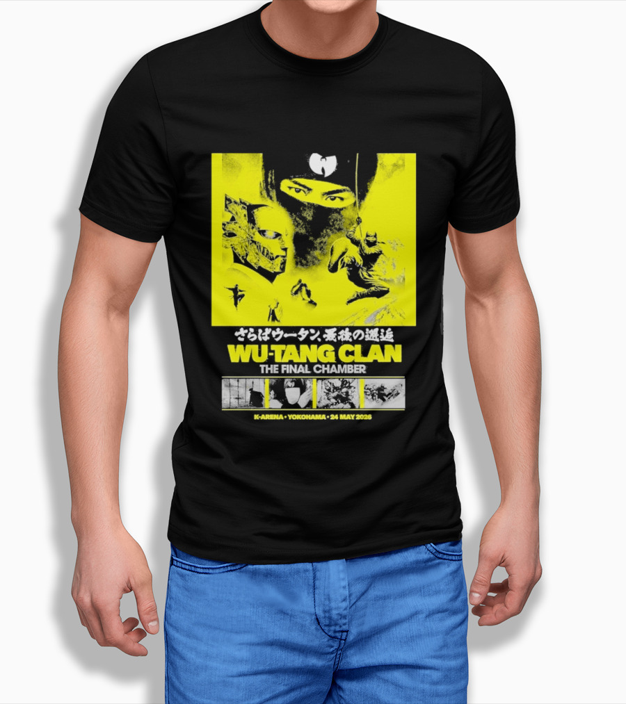 Wu Tang Clan Final Chamber Tour Yokohama Japan 2026 T-Shirt