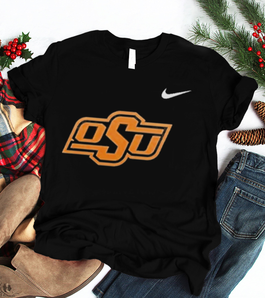 OSU Cowboy Football Pirates Paradise Night Black Nike T-Shirt