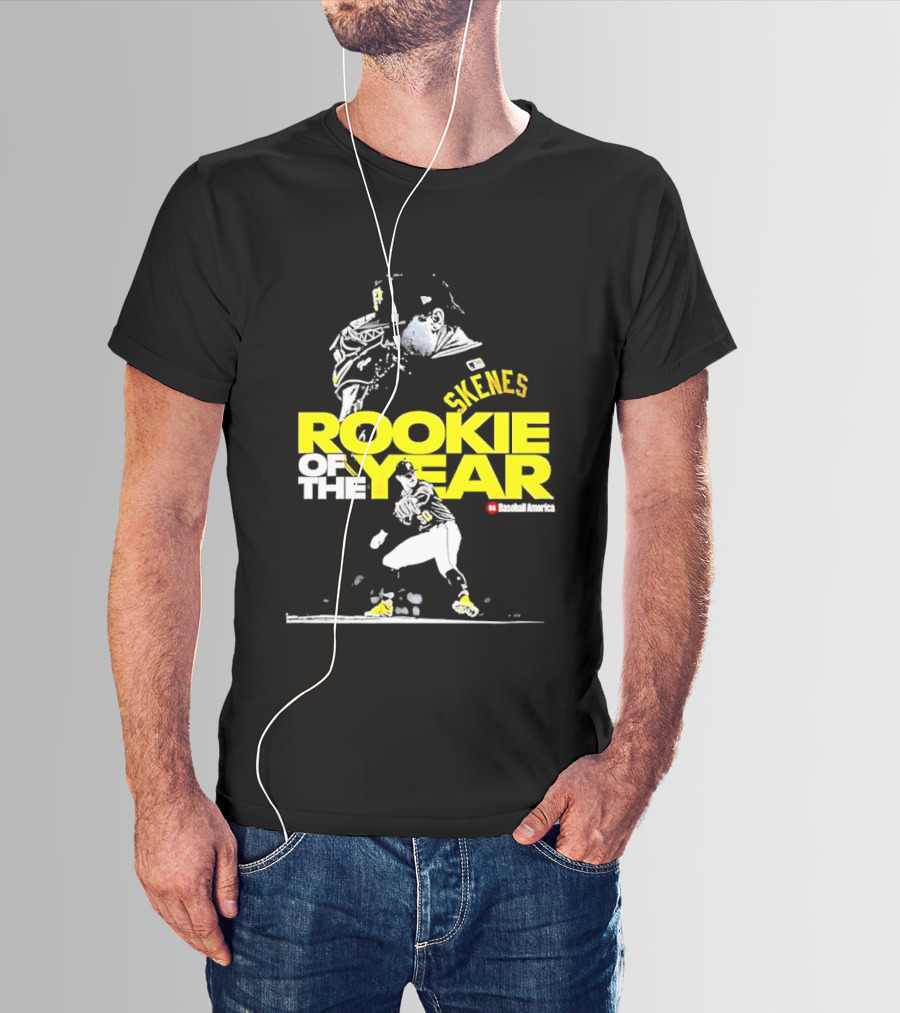 Paul Skenes Pittsburgh Pirates Rookie Of The Year T-Shirt