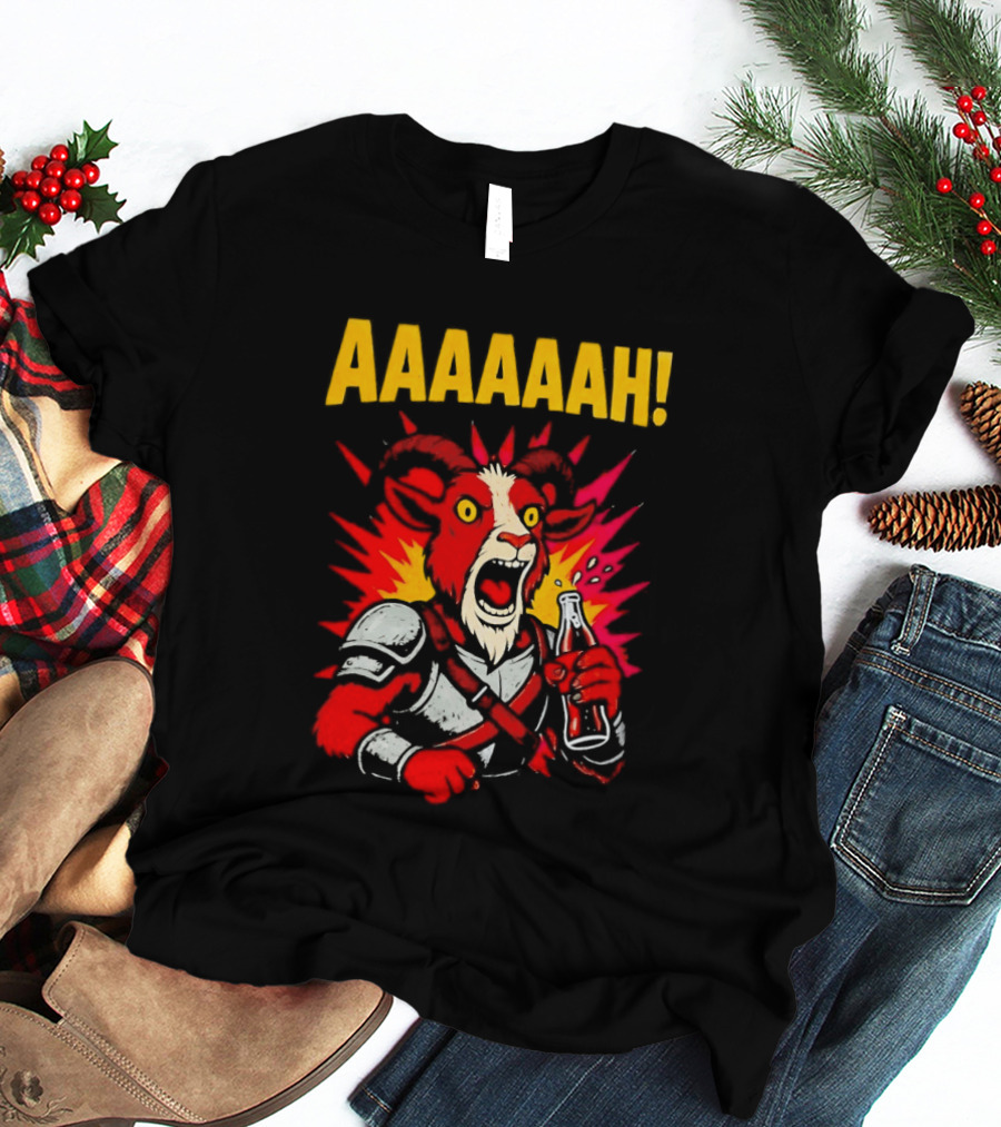 Prepotente Pony Screaming AAAAAAH Colorful Explosion T-Shirt