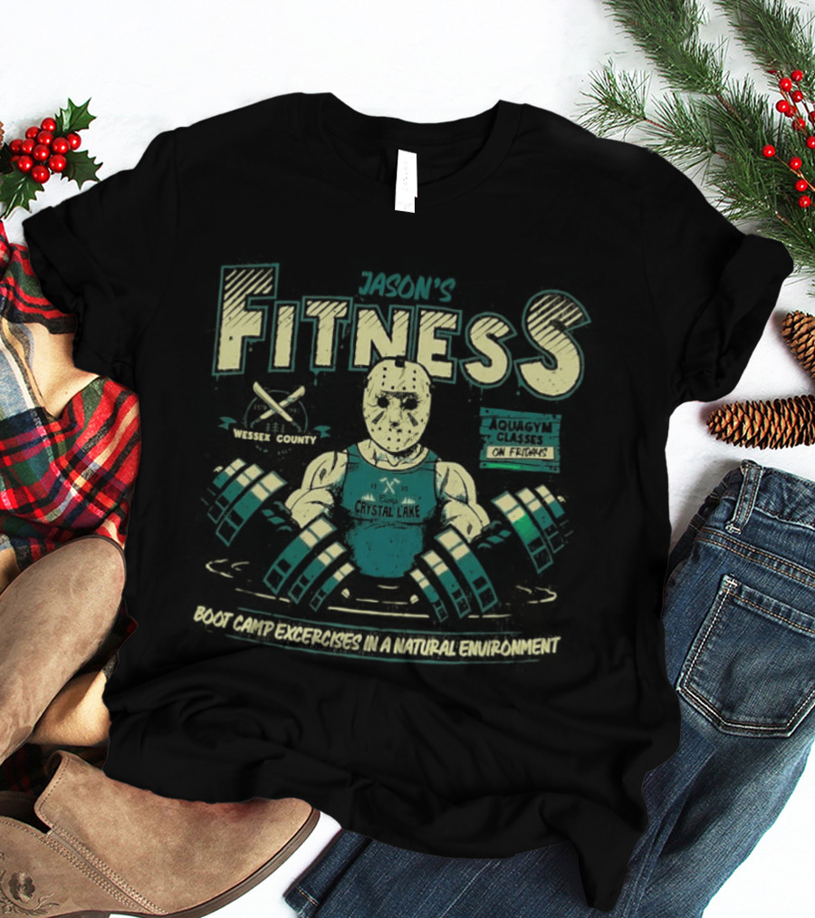 Jason Aquagym Boot Camp Exercises Fridays Fitness Natural Environment T-Shirt