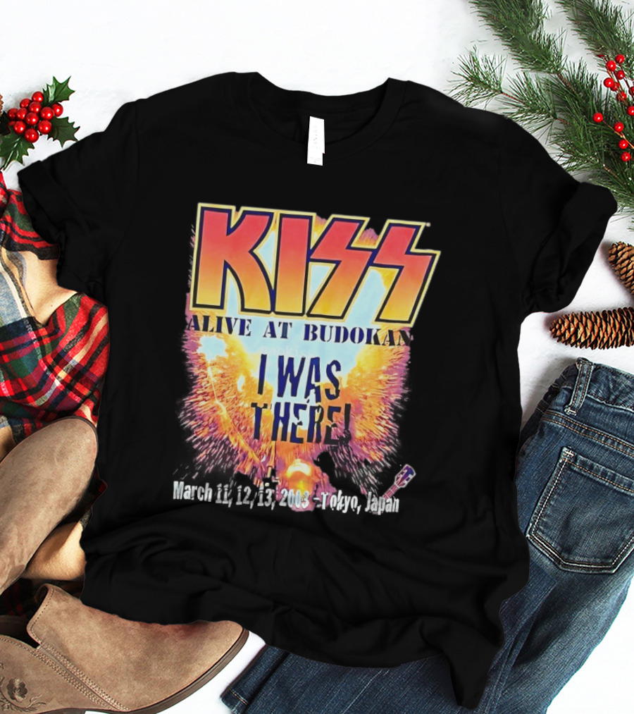 KISS Alive At Budokan I Was There March 2 3 13 2003 Tokyo Japan T-Shirt
