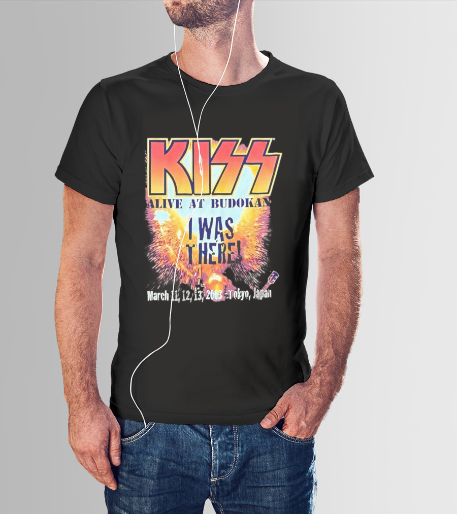 KISS Alive At Budokan I Was There March 2 3 13 2003 Tokyo Japan T-Shirt