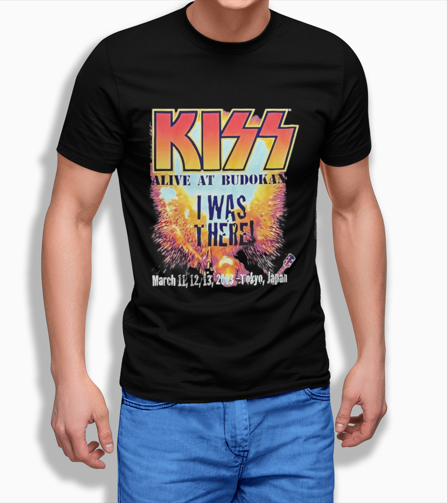 KISS Alive At Budokan I Was There March 2 3 13 2003 Tokyo Japan T-Shirt