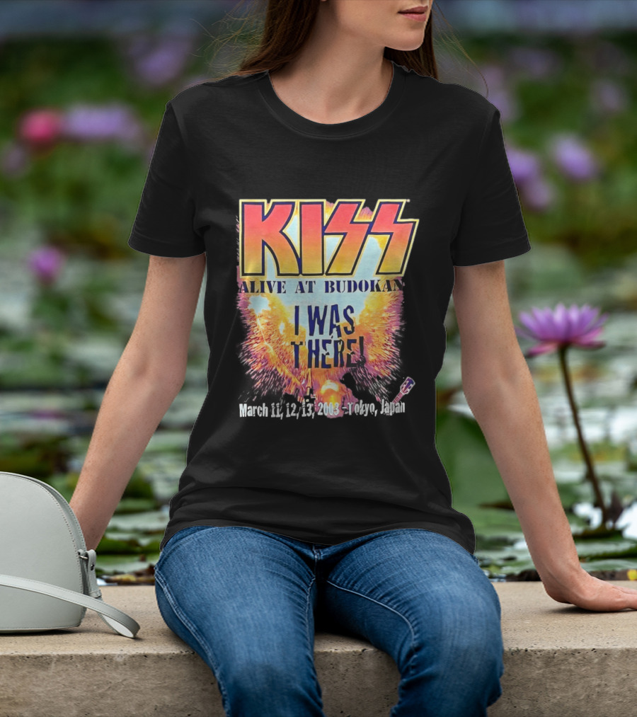 KISS Alive At Budokan I Was There March 2 3 13 2003 Tokyo Japan T-Shirt
