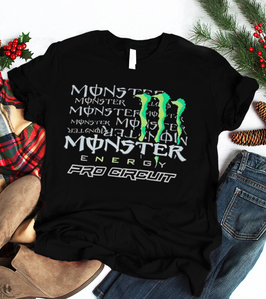Monster Energy Pro Circuit Racing Drink Triple M Claw T-Shirt