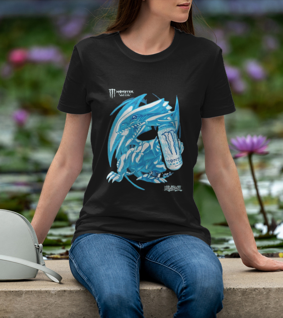 Blue Eyes White Dragon Monster Energy Zero Ultra Collaboration T-Shirt