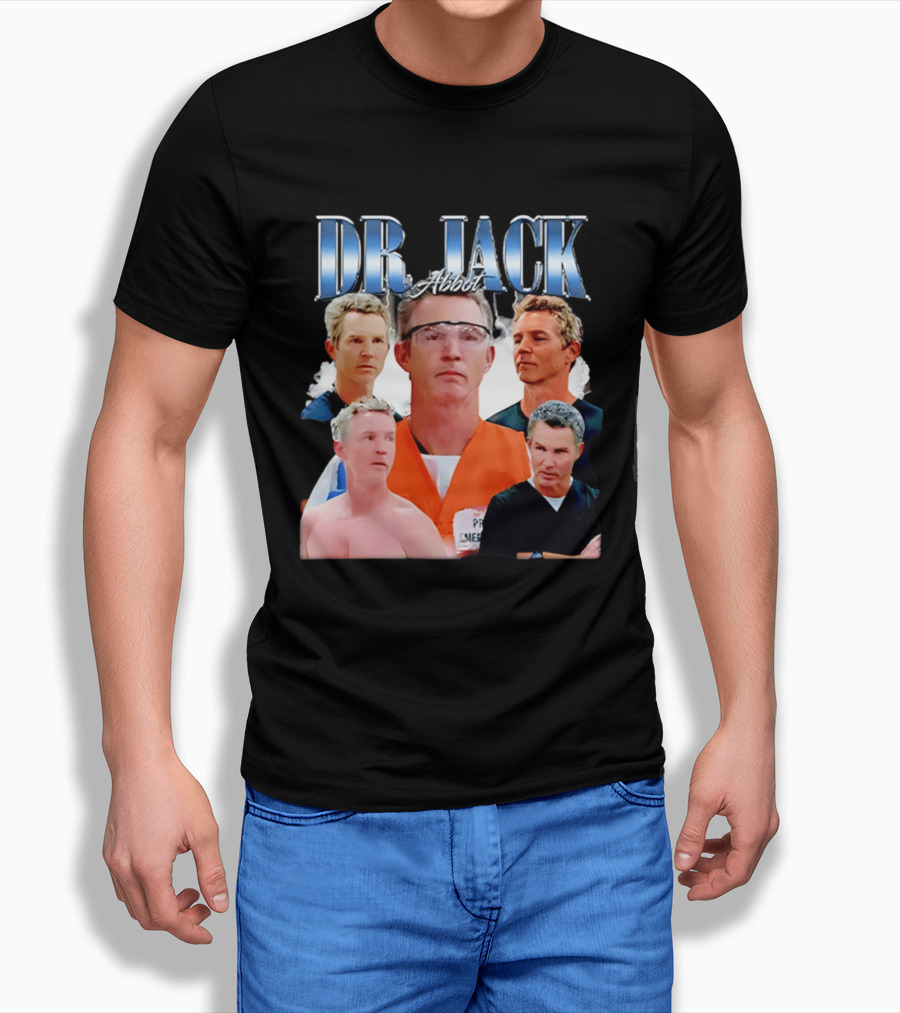 Dr Jack Abbot Picture Collage T-Shirt