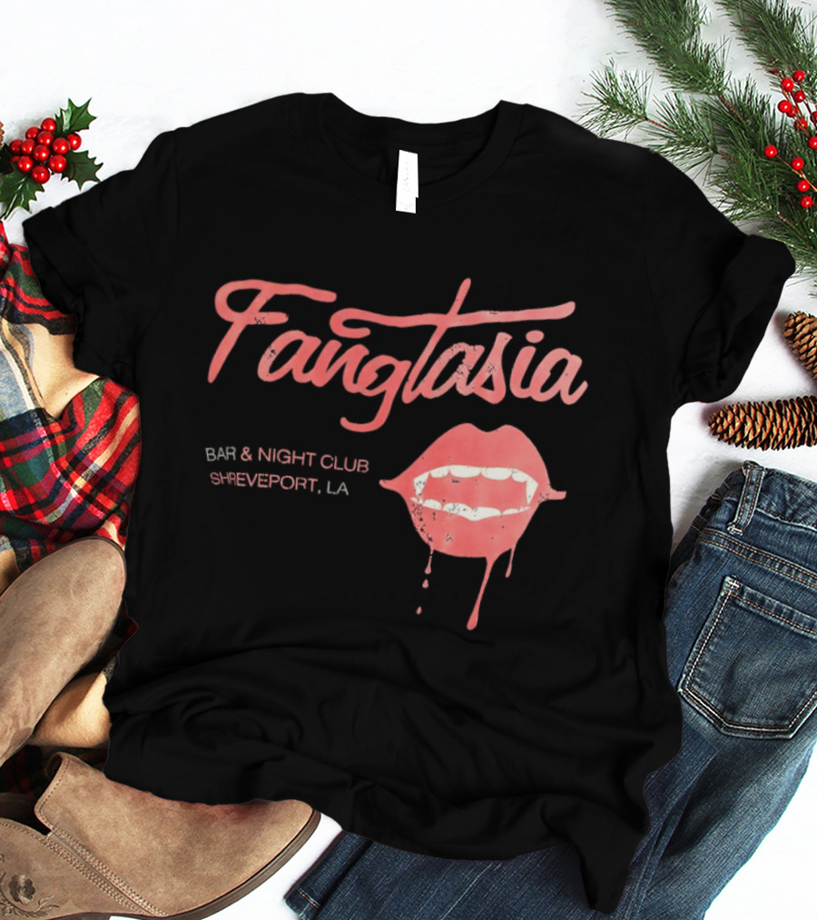 Fangtasia Bar And Night Club Shreveport LA Vampire Lips T-Shirt
