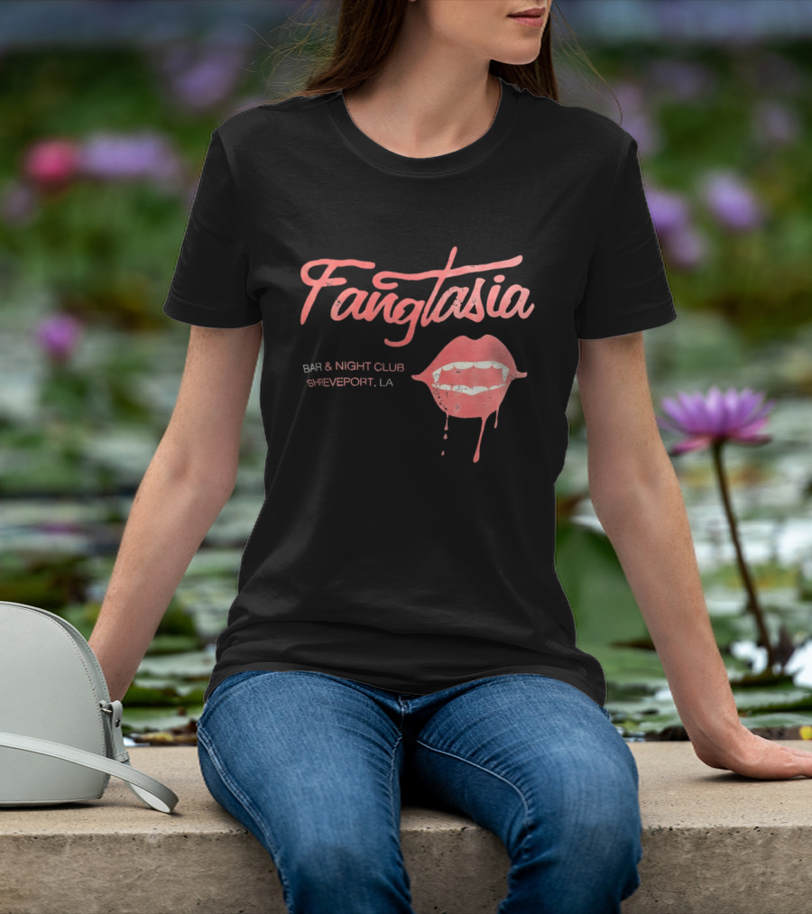Fangtasia Bar And Night Club Shreveport LA Vampire Lips T-Shirt