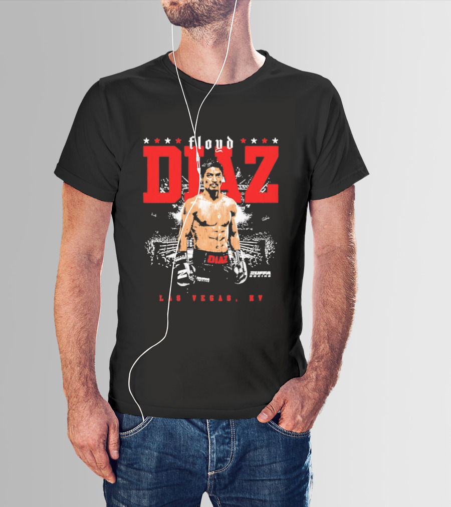 Floyd Diaz Las Vegas NV Boxing Zuffa Fighter T-Shirt