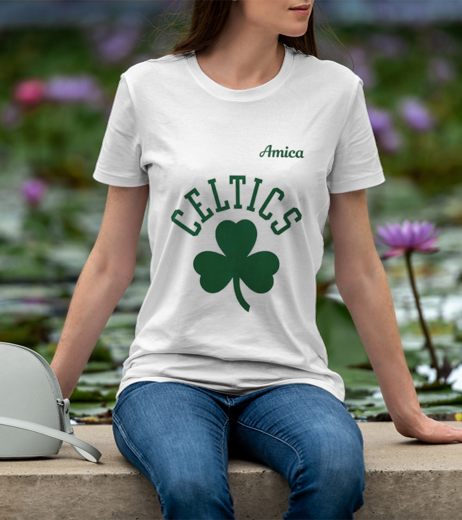 Celtics Amica Shamrock Tatum Back To 0 T-Shirt