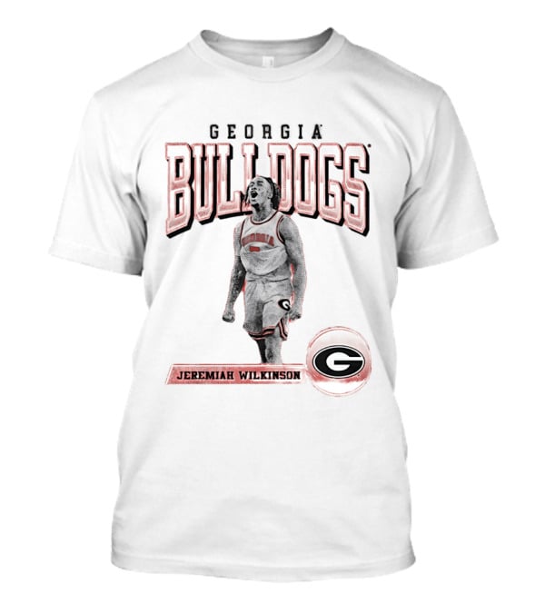 Georgia Bulldogs Jeremiah Wilkinson Player Collage T-Shirt